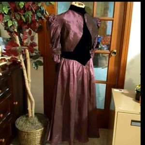 Gorgeous Vintage Formal Gown Velvet with jacket